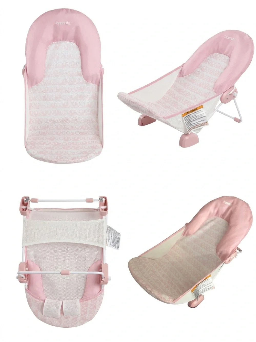 Ingenuity Pink Infant Bath Seat